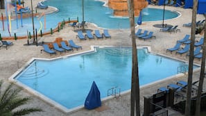 2 outdoor pools, cabanas (surcharge), sun loungers