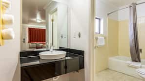 Desk, blackout drapes, free WiFi, bed sheets