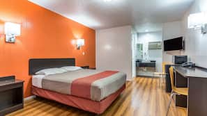 Desk, blackout drapes, free WiFi, bed sheets