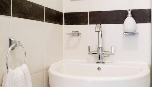 Bathroom sink, The Quarters Serviced Apartments