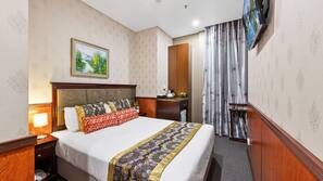 Pillow top beds, minibar, in-room safe, blackout curtains