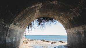 Beach nearby, beach yoga, surfing, kayaking