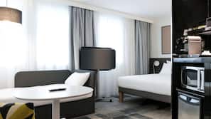 1 dormitorio, ropa de cama de alta calidad, minibar y caja fuerte