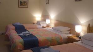 Desk, blackout curtains, iron/ironing board, free WiFi