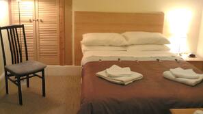 Desk, blackout curtains, iron/ironing board, free WiFi