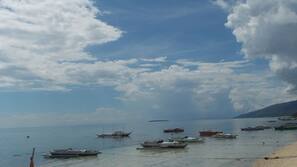 Private beach