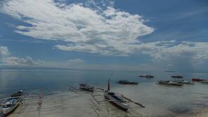 Private beach
