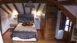 Desk, blackout drapes, cribs/infant beds, rollaway beds