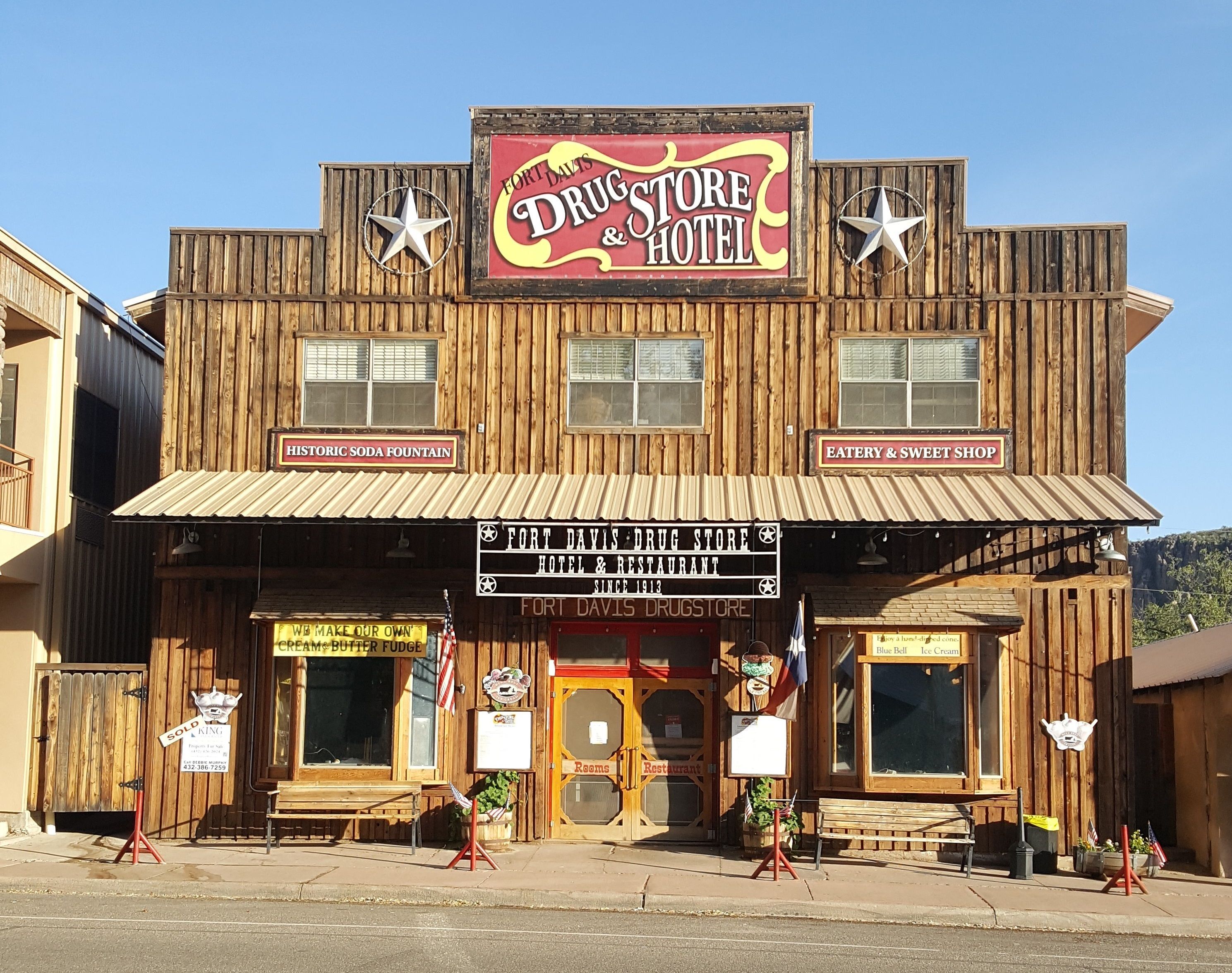 Fort Davis Drug Store and Hotel in Fort Stockton, United States