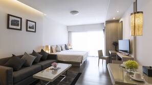 In-room safe, desk, free cribs/infant beds, rollaway beds