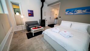 Premium bedding, down duvet, memory foam beds, individually decorated