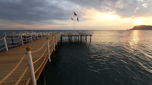 Privatstrand, Strandbar