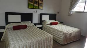 Down comforters, free WiFi, linens