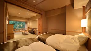 Premium bedding, free WiFi, linens