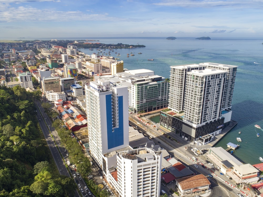 Aerial view, Mercure Kota Kinabalu City Centre