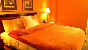 Premium bedding, in-room safe, blackout drapes, iron/ironing board