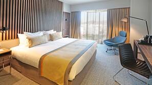 Minibar, in-room safe, desk, blackout curtains