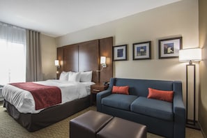 In-room safe, desk, laptop workspace, blackout drapes