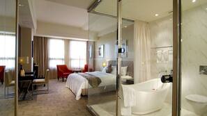 In-room safe, desk, blackout drapes, iron/ironing board
