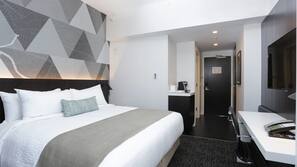 In-room safe, desk, iron/ironing board, free cribs/infant beds