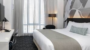 In-room safe, desk, iron/ironing board, free cribs/infant beds