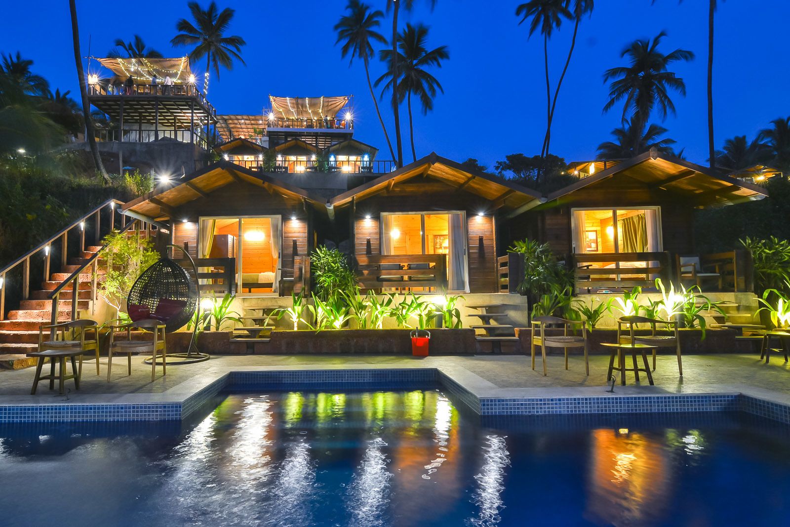 Antares Beach Resort in Vagator, India