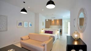 Blackout curtains, free cots/infant beds, free WiFi, linens