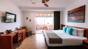 Premium bedding, down comforters, minibar, in-room safe