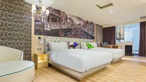 Premium bedding, in-room safe, individually decorated, desk