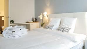 Allergikerbettwaren, Minibar, Zimmersafe, kostenloses WLAN