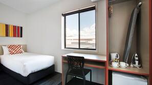 Desk, iron/ironing board, free WiFi, linens