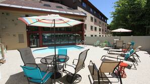 Indoor pool, outdoor pool