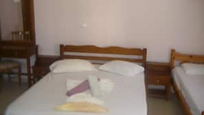 Iron/ironing board, free cots/infant beds, free WiFi, linens