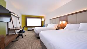 In-room safe, desk, laptop workspace, iron/ironing board