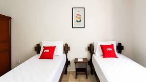 Escrivaninha, Wi-Fi de cortesia, roupa de cama