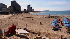 Beach nearby, beach towels