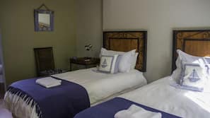 1 bedroom, premium bedding, desk, free cots/infant beds