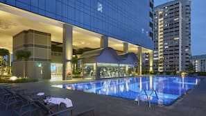 Seasonal outdoor pool