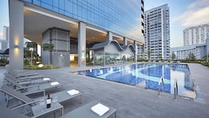 Seasonal outdoor pool