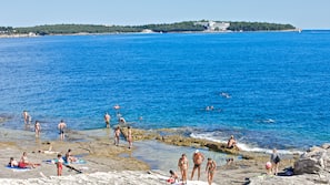 Am Strand, Sporttauchen, Schnorcheln, Volleyball