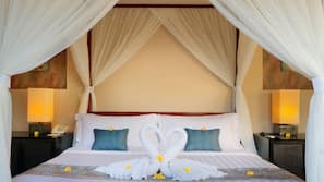 Premium bedding, minibar, in-room safe, desk