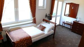 In-room safe, individually decorated, desk, blackout curtains