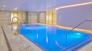 Indoor pool, outdoor pool