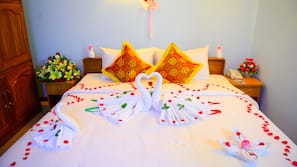 Minibar, iron/ironing board, rollaway beds, free WiFi