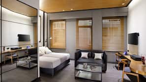 In-room safe, desk, blackout curtains, soundproofing