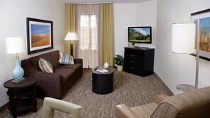In-room safe, desk, laptop workspace, iron/ironing board