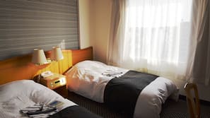 Down comforters, desk, free WiFi