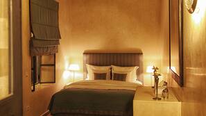 Premium bedding, in-room safe, soundproofing, iron/ironing board