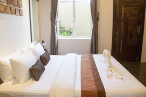 Family Room, Multiple Beds, Ground Floor | Premium bedding, minibar, in-room safe, free WiFi
