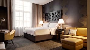 Egyptian cotton sheets, premium bedding, down duvets, pillow-top beds